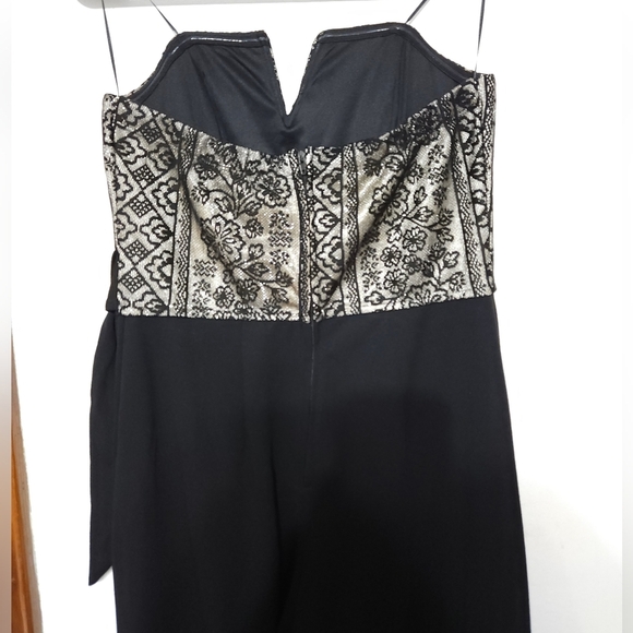 Francesca's Venice Strapless Front Tie Jumpsuit (Size small) - Picture 7 of 10